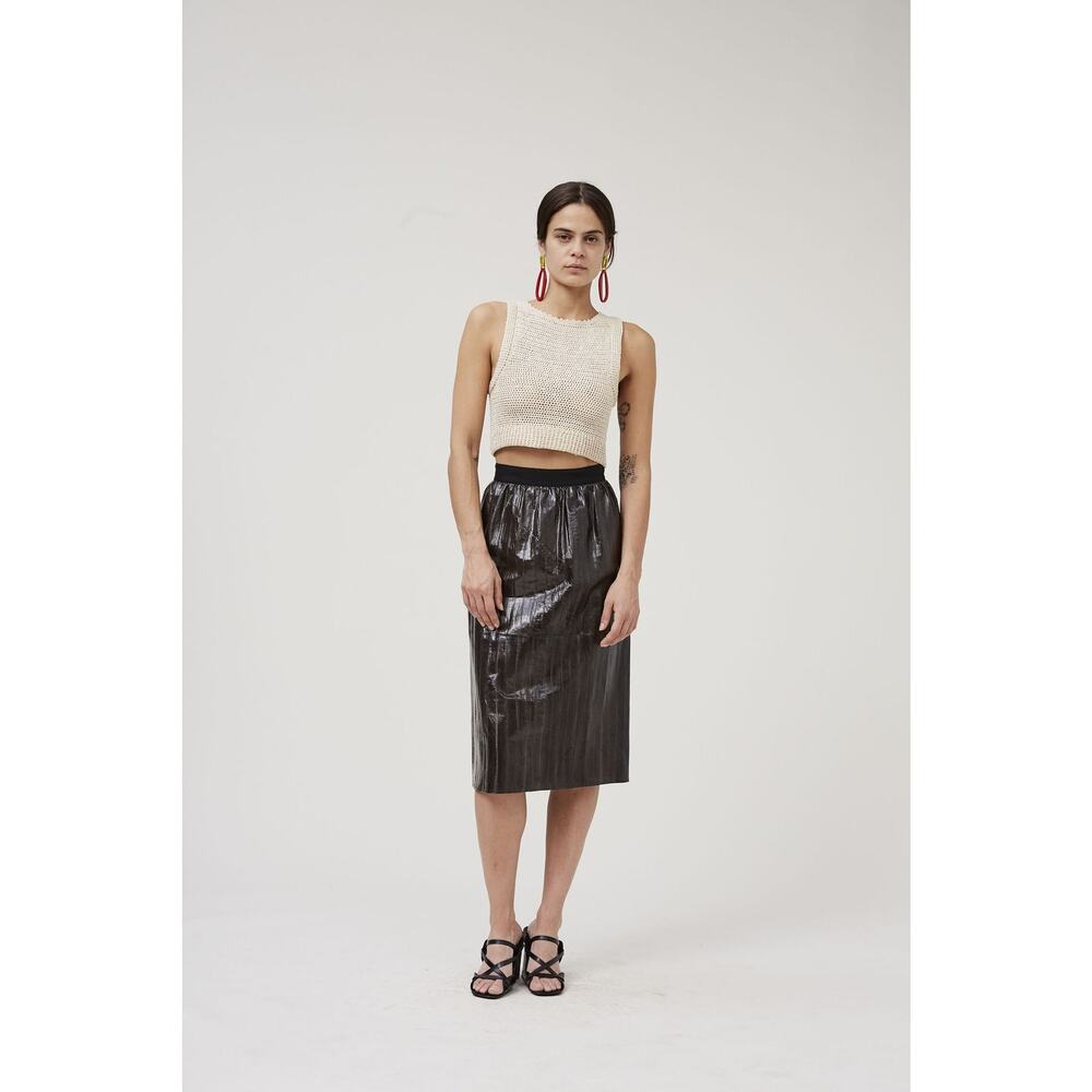 Rachel Comey Lois 100% Cotton Crochet Knit Sleeveless Top Celery Green Sz M $388 - Picture 5 of 16